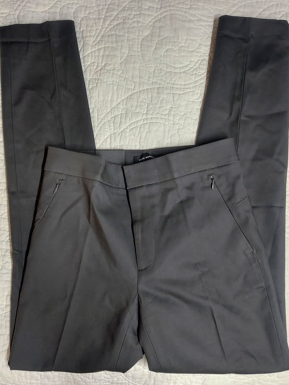 Club Monaco Women's Dark Charcoal Skinny Dress Pants